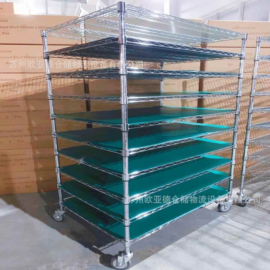 加粗加厚线径置物架PC板电器线路板焊装车间网格周转车