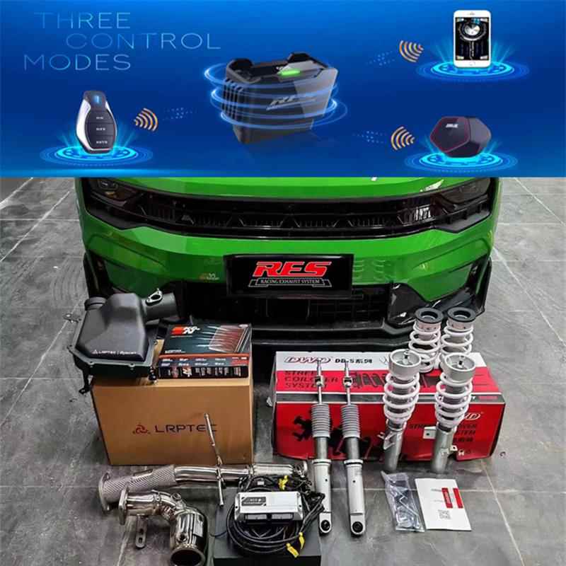 RES正品 适用于领克01/02/03/03+/05/06/09改装头段中尾段排气管