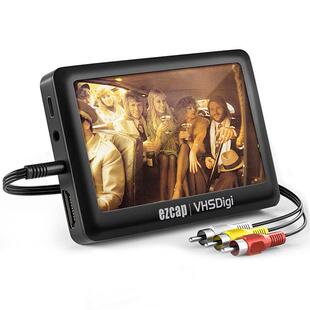 老式录音带录影机摄像机CVBS模拟VHS影片采集卡AV影片录制盒带屏