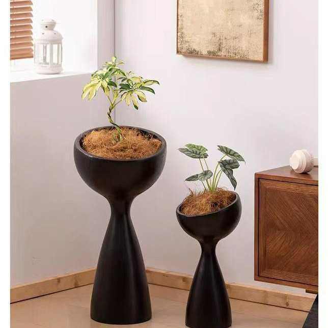 北欧创意小蛮腰造型花盆花架轻奢简约绿植盆栽室内客厅阳台花盆