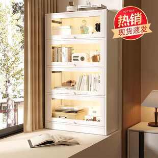 飘窗收纳柜置物架省空间杂物柜长条柜窗台小书柜防晒阳台储物柜子