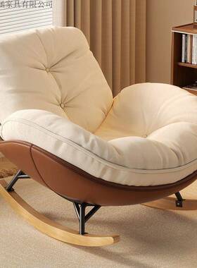 懒人沙发蛋壳摇阳台客躺椅卧小户型室椅沙发可躺UYB可睡厅单人窝