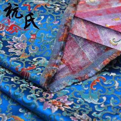 厂家直供锦LLO织锦布缎料手包锦盒人丝面料包装装服香宋包绸缎布