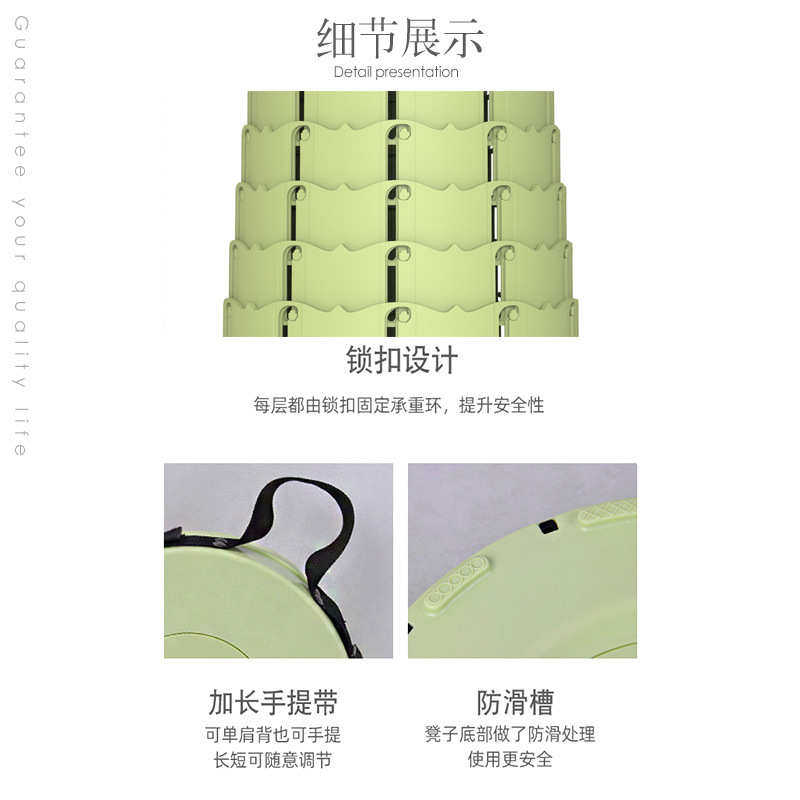 plus马扎创意钓鱼便携式凳加厚户外排队-三代凳子伸缩凳尼龙