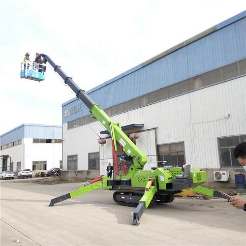 遥控履带式蜘蛛吊建筑工程蜘蛛式起重机油电两用自走式蜘蛛小吊车