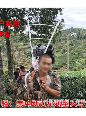 AWI机松土机微耕机旋耕机园松翻土开沟农用大棚果土机耕地机