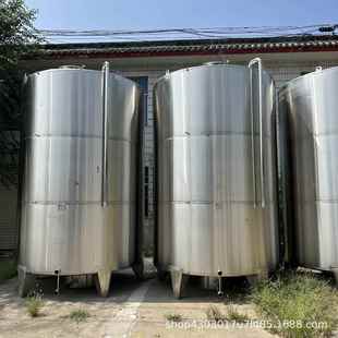 20立方不锈钢储油罐化工油储存罐白钢平底储罐齿轮油密封容器