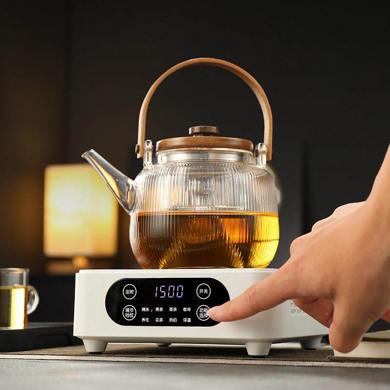 唐戈电陶炉茶炉小型家用玻璃壶煮茶器数码烧水泡茶光波炉非电磁炉