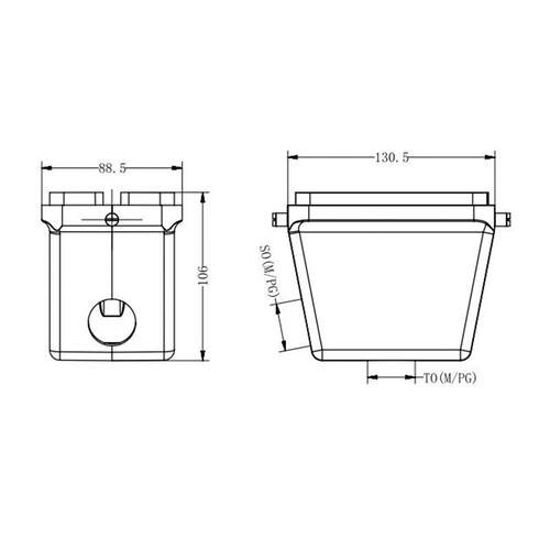 WEVEL弗OH48B-S-2B威-PG2920482090248侧B出2耳SPC上壳外壳