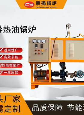 电导热油炉48kw4万大卡精密控温工业反应釜加热系统用导热油加热