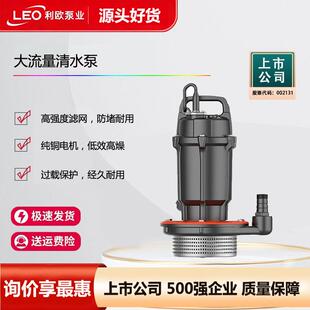 LEO利欧QDX潜水泵抽水泵家用水泵小型水井1寸2寸3寸4寸热销潜水泵