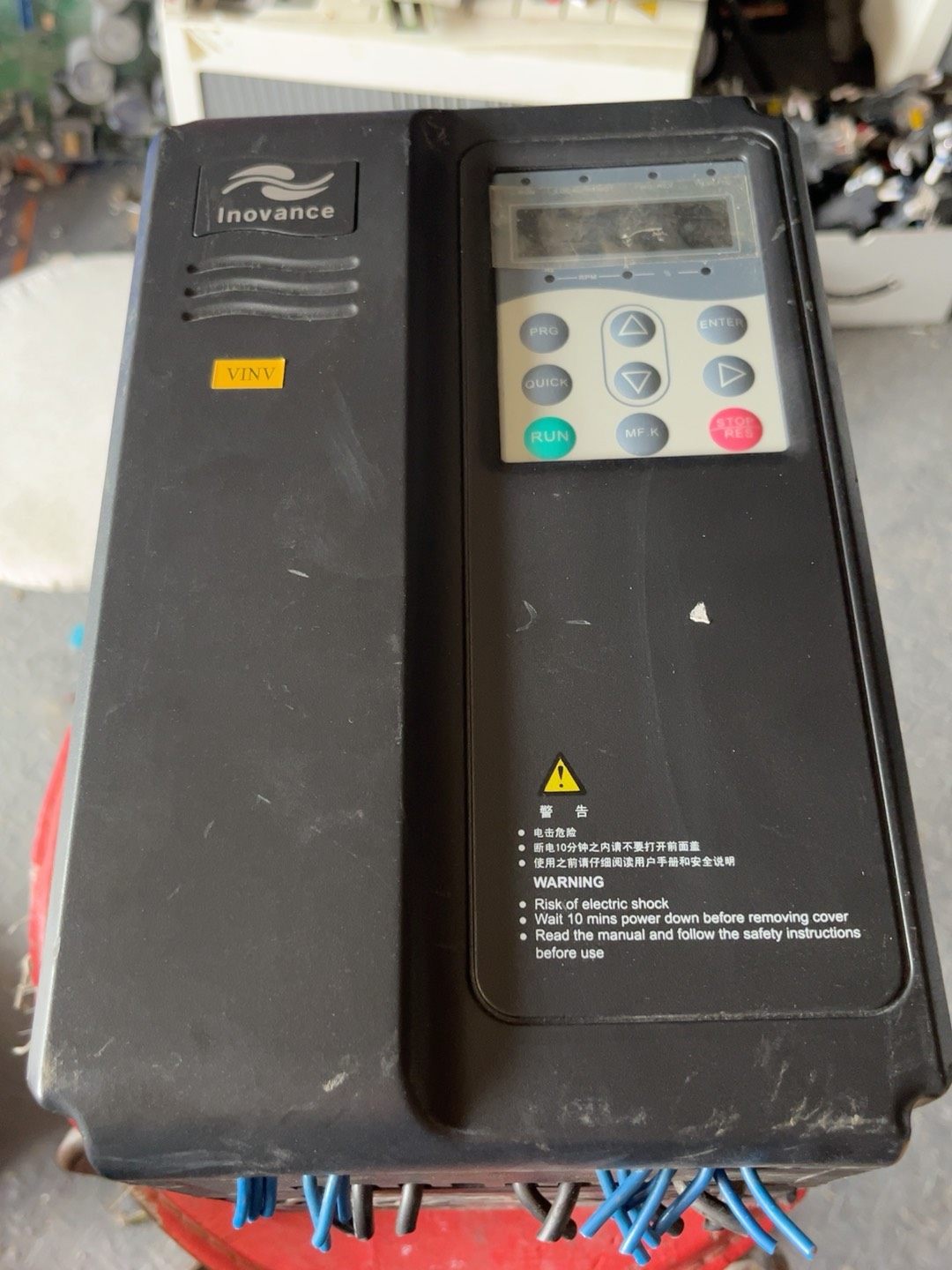 拆机中联塔吊专用变频器汇川Inovance变频器