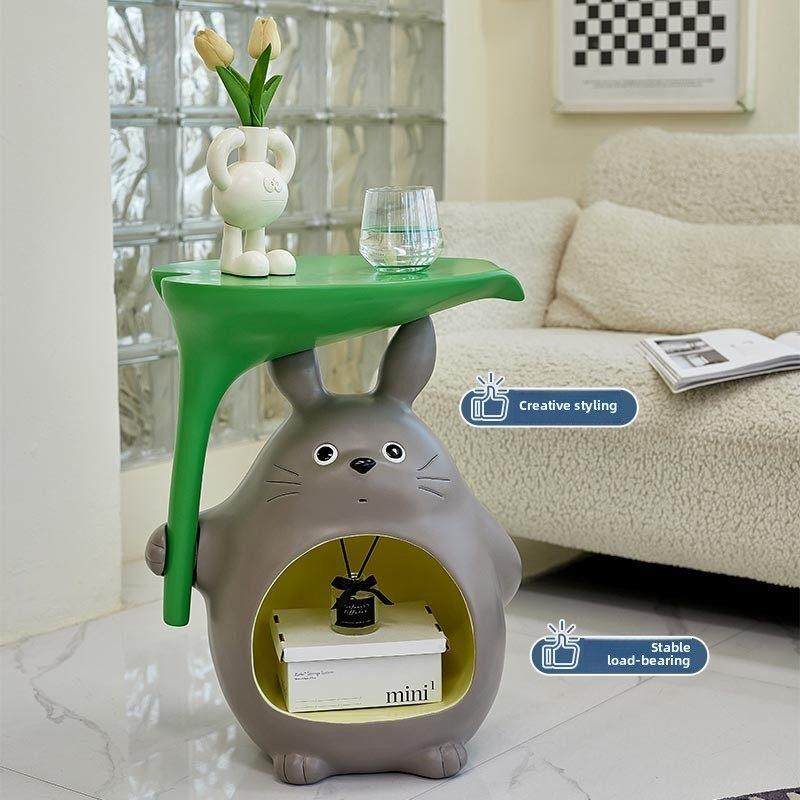 可爱龙猫发边桌家庭创意储桌面存装饰品流客行厅卡通咖SGK啡桌沙,家居饰品,落地摆件,淘宝优惠券,粉丝福利购,淘宝优惠卷