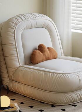 人类狗窝沙发懒人沙发可躺可睡单人沙发床折叠奶油风懒人躺椅905#