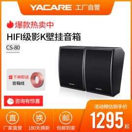 Yacare/雅桥 CS-80 家庭卡拉ok音箱 家用ktv音响套装卡包设备