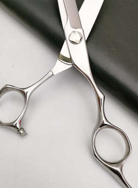 新款数控CNC美发剪刀 A2R-6.75寸平剪 银色 机器研磨 VG10剪刀