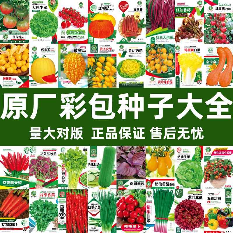 蔬菜种春季阳台子菜籽大全番茄黄瓜生菜香菜小葱紫苏辣椒盆栽种籽