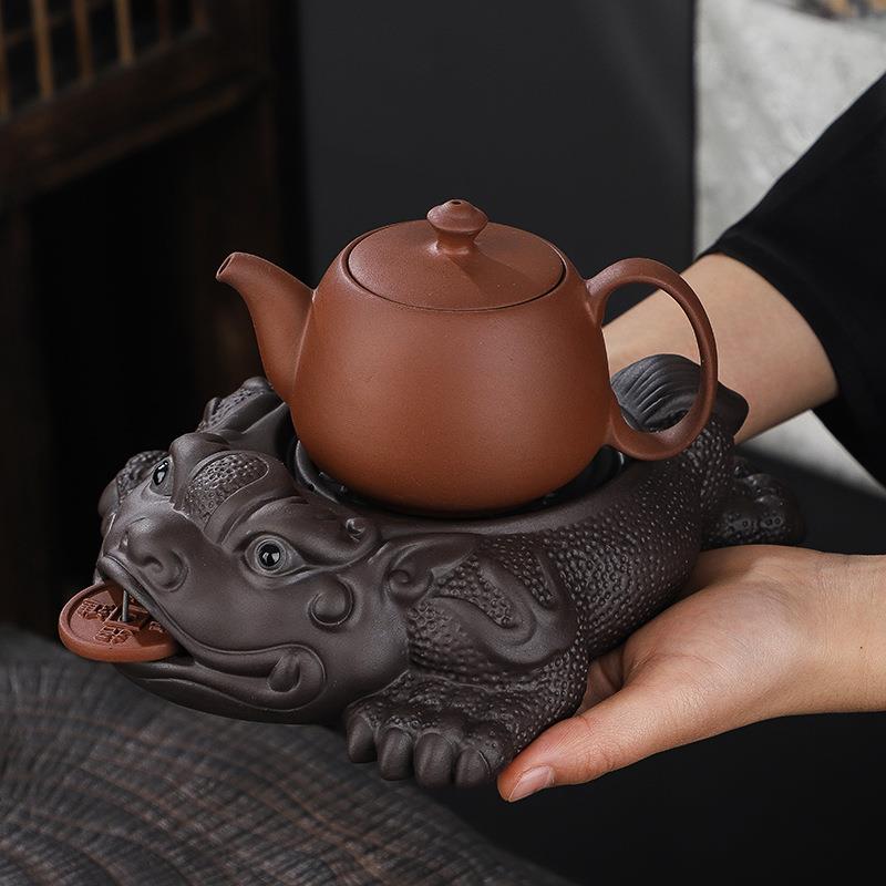 紫砂壶承干泡台养壶垫茶具配件茶垫壶隔茶热垫子TKG高端壶托大号