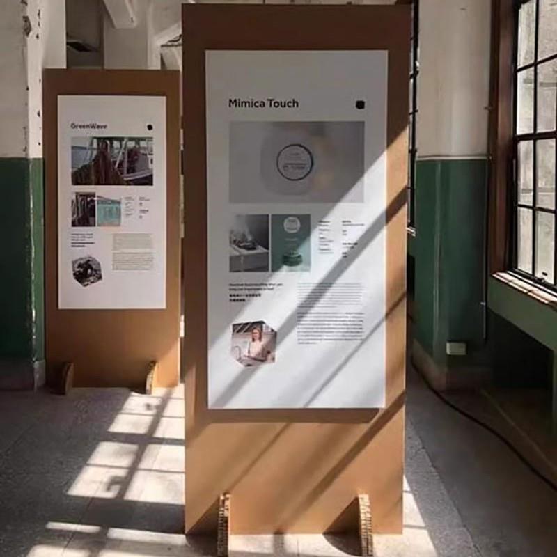 瓦楞纸板展示架店铺陈列纸板展示柜环保柜商场道具蜂窝环保材料