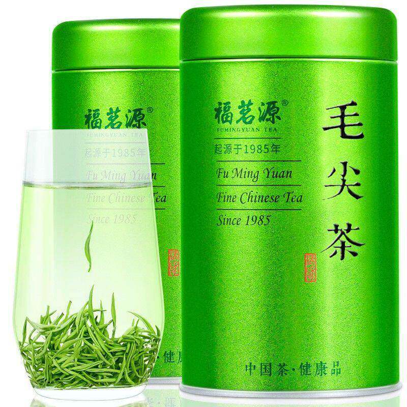 福茗源河南明前一级毛尖茶 清鲜回甜浓香型绿茶罐装