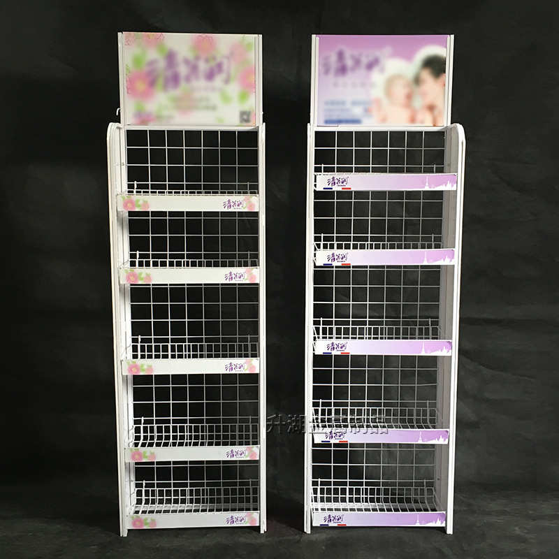 大量生产 单面网架 超市夜市挂网 网格展示架 挂钩网片陈列架