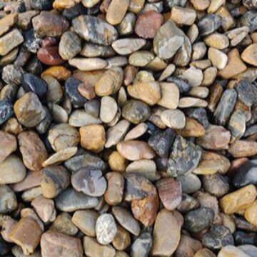 杂色鹅卵石 河滩石 彩色变压器水过滤回填石头园林景观铺路五彩石