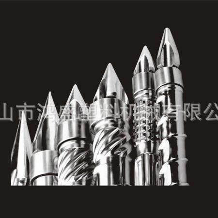 舟山产地厂家提供德库玛注塑机螺杆机筒合金螺杆法兰加长喷咀