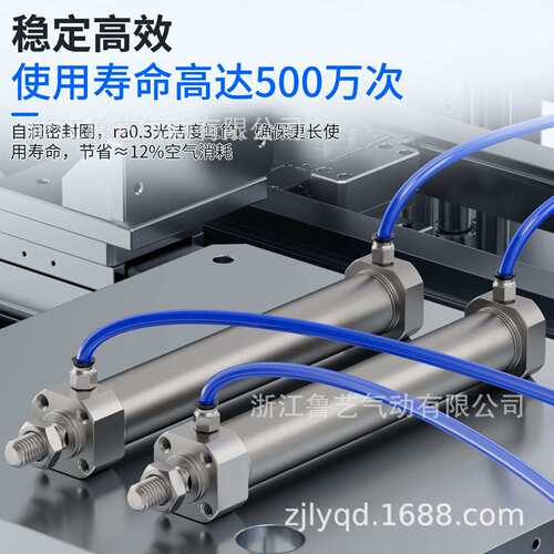 JCM系列不锈钢迷你气缸JCDMBZ20-25-32-40-50-75-100-150-200-250
