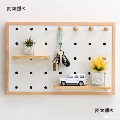 电表箱洞洞板遮挡玄关室内装修隔板置物架上墙装饰画壁挂麦麦太保