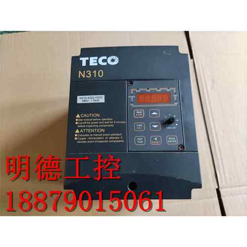 漂亮 东元(台安)变频器N310-4002-H3XC 380V 1.5KW变频器 现货