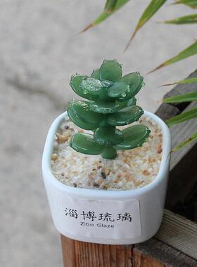 仙人掌办公室工艺品淄博装饰摆件