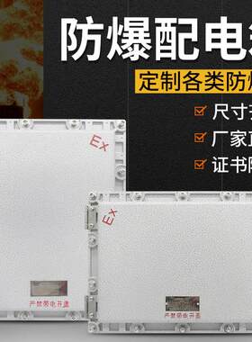 危化品防爆箱空箱工业防水铝合金气体密封小型控制柜接线箱配电箱