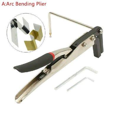 2 Types Bending Plier Manual Sheet Strip Arc/Angle Bender