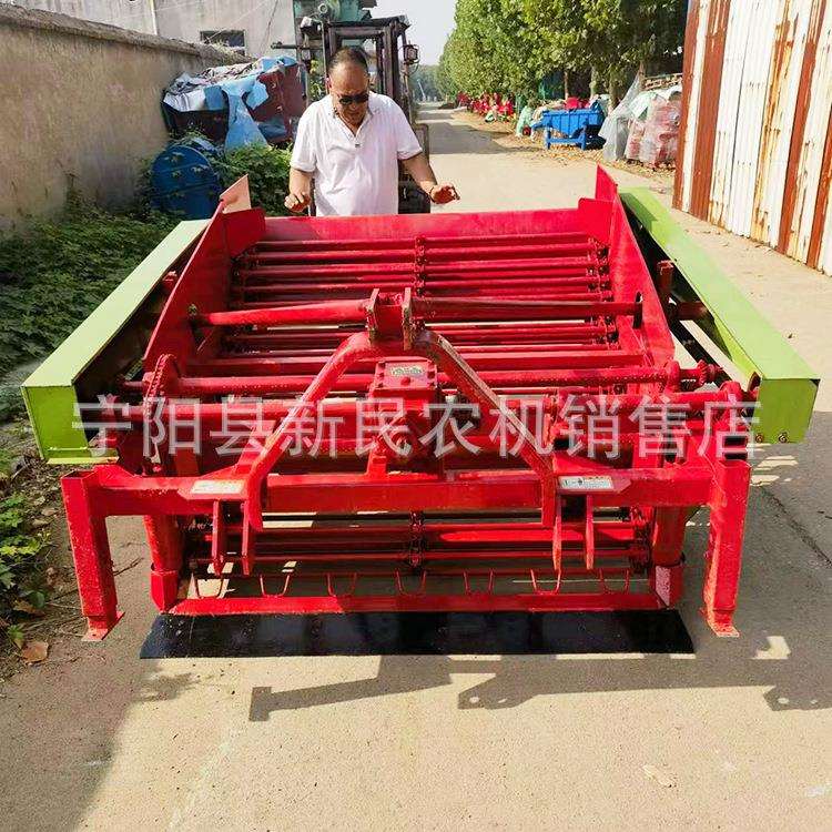 宽幅花生收获机大马力拖拉机带花生出土机花生滚轴式收获机有视频
