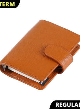 Moterm Regular A8/ M5 五环迷你活页手帐头层牛皮记事本日记本钱