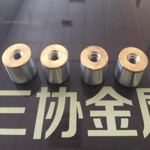 铜铝复合接地螺母 铜铝接地螺母柱轨道交通导电 铜铝复合接地螺母