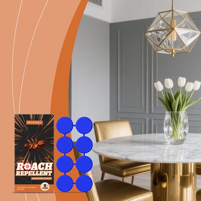 MOONSPRY Cockroach Bait Strips for Daily Indoor Kitchen and