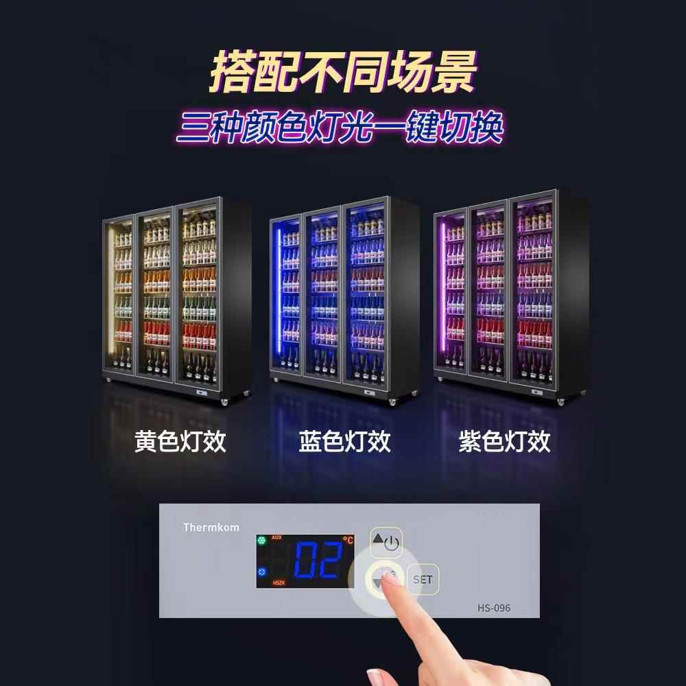网红柜水商用冷藏柜酒冰吧保鲜冰酒柜啤酒饮料柜酒水展示柜冷藏柜图片