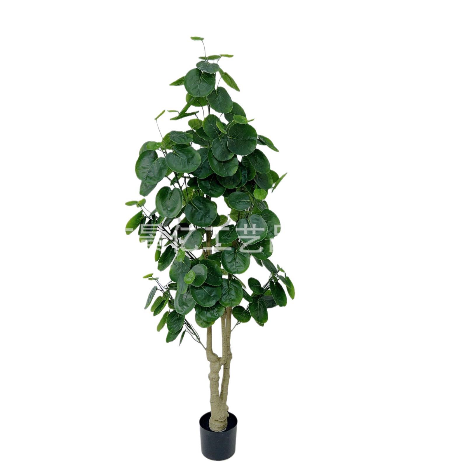 北欧大号落地仿真植物金钱兜盆栽摆件网红INS客厅假绿植装饰盆景