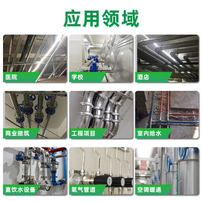 304/316L不锈钢弯头90度沟槽管件大口径给水排水管配件接头