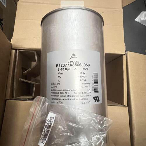 3x55.8uF850v epcos 爱普科斯 B32377A8566J050 薄膜电容