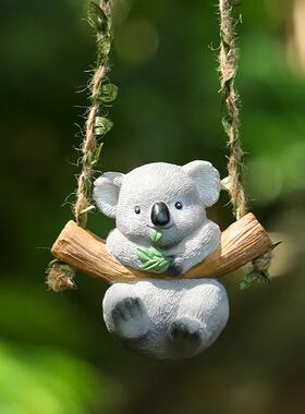 家居庭院花园装饰品挂件松鼠户外吊件园林幼儿园景观动物趣味装饰