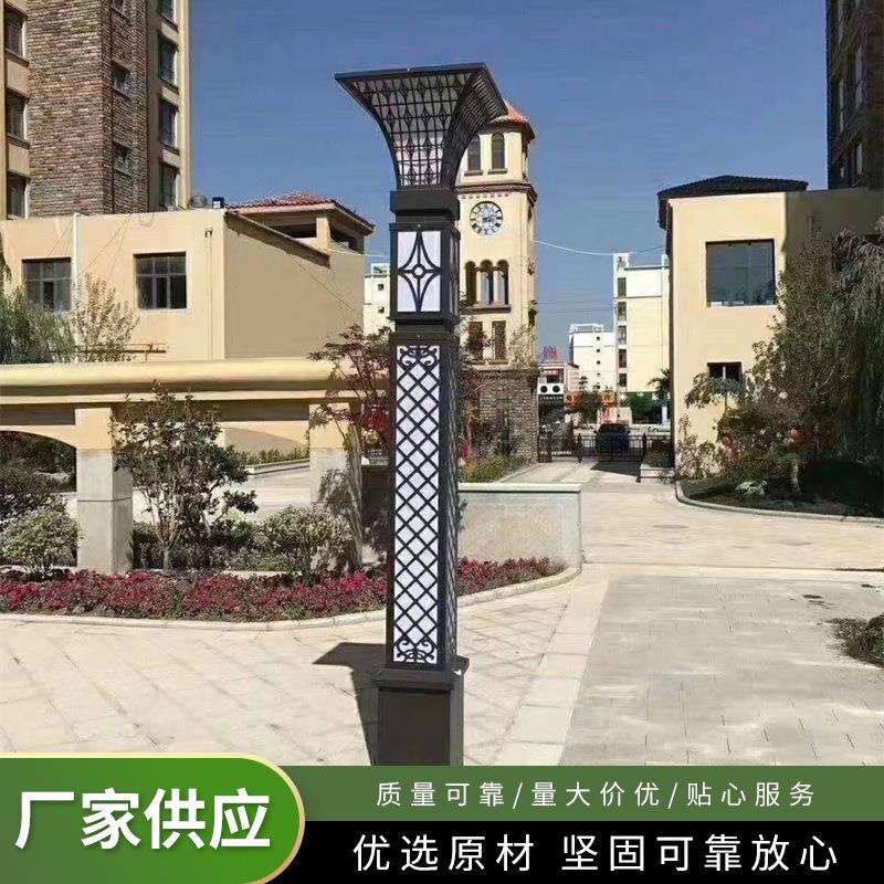 厂家道路信号灯杆方杆型红绿灯杆镀锌标志牌杆交通杆件