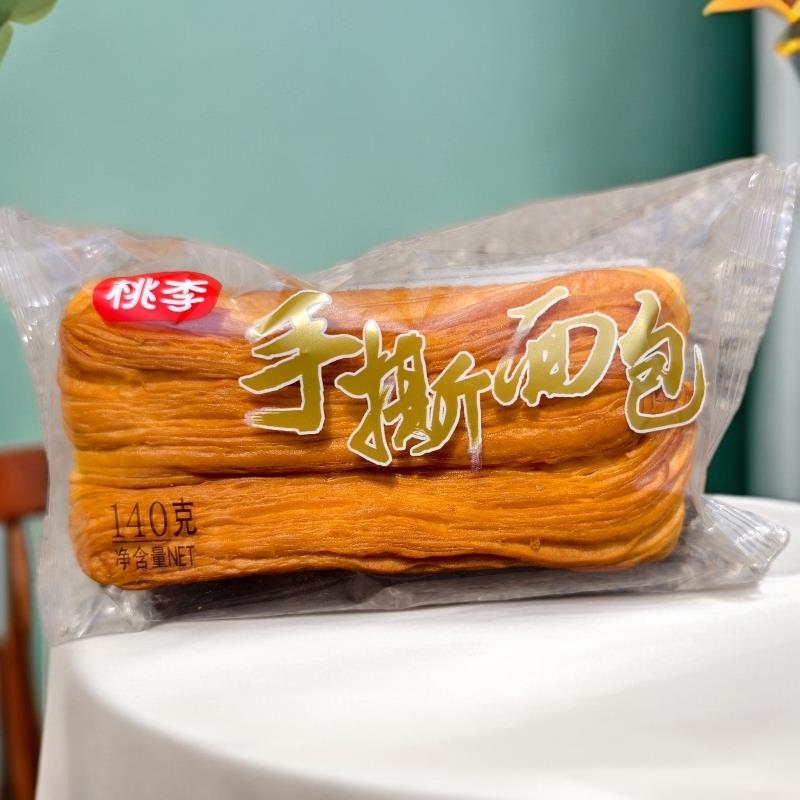 桃李面包手撕面包140g*10袋早餐旅游露营代餐办公室充饥休闲零食