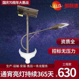 6米太阳能路灯LED光伏路灯30W40W60W厂家新农村道路灯户外7米8米