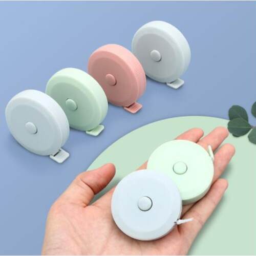 Nordic style portable tape measure, cute small soft ruler, h