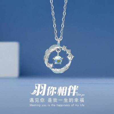 S999纯银项链女夏2024新款爆款轻奢小众设计生日礼物送女友闺蜜