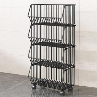 菜篮子置物架落地多层蔬菜水果蔬菜厨房家用转角台面置物架层收纳