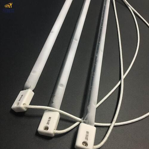 红外线镀白发热管2KW980MM塑料吹瓶机加热管半镀白石英加热管