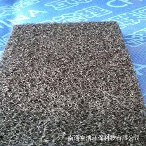 5m厚黑色棉空气过滤WBE棉除含炭臭除味m滤材活性炭过滤纤维棉网